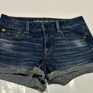 American Eagle Outfitters Women's Blue Denim Shorts